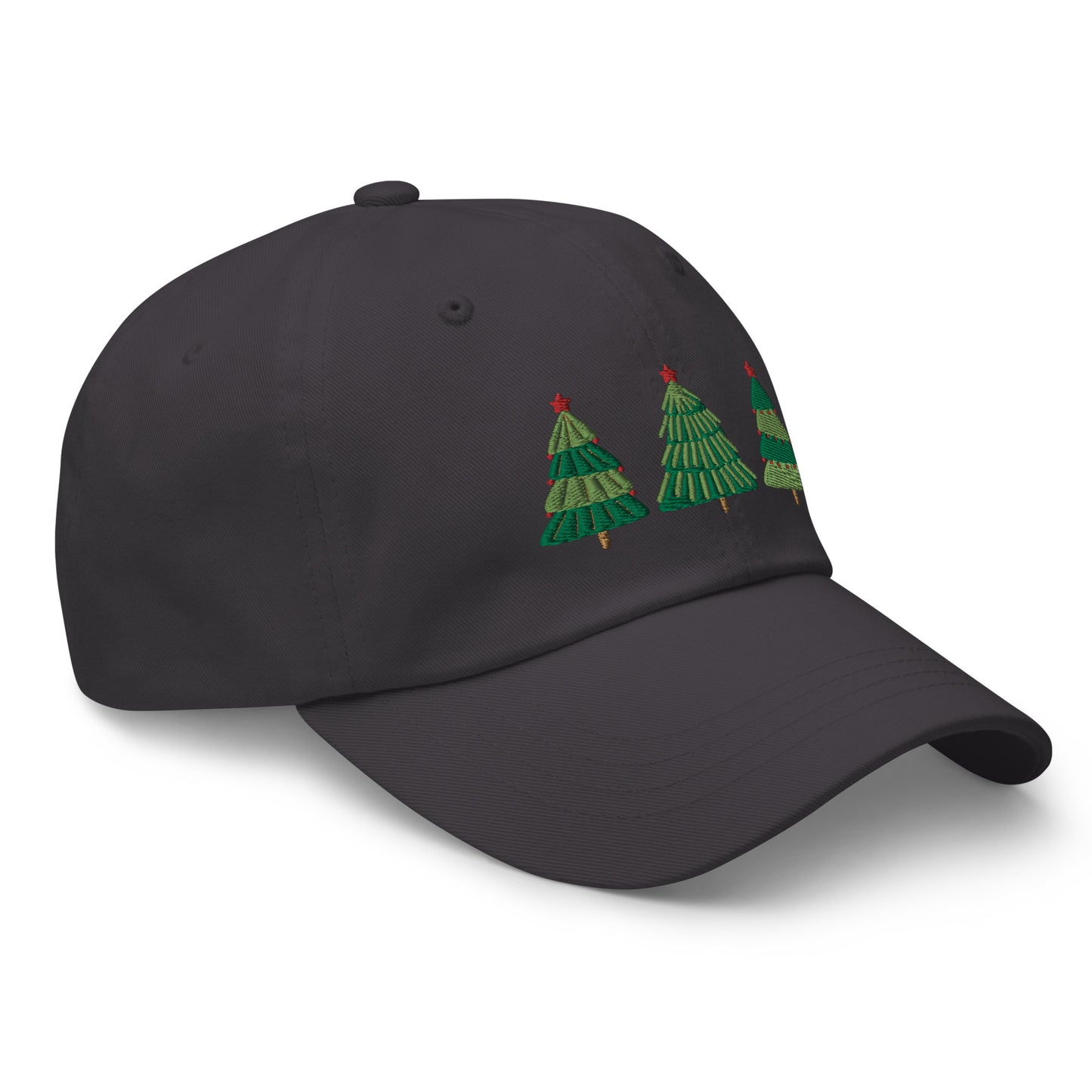 Christmas Tree Embroidered Baseball Cap