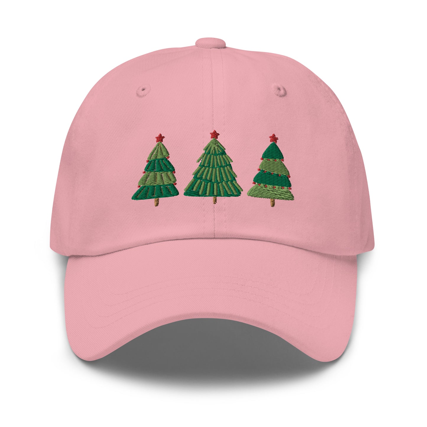 Christmas Tree Embroidered Baseball Cap