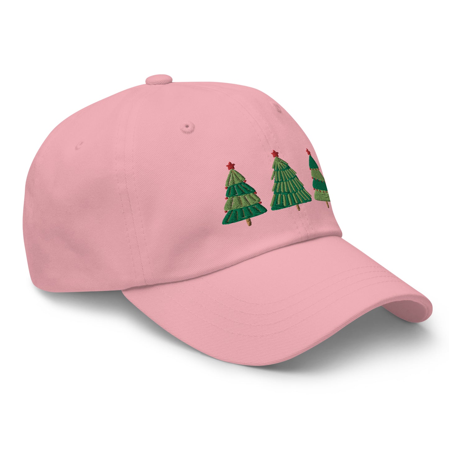 Christmas Tree Embroidered Baseball Cap