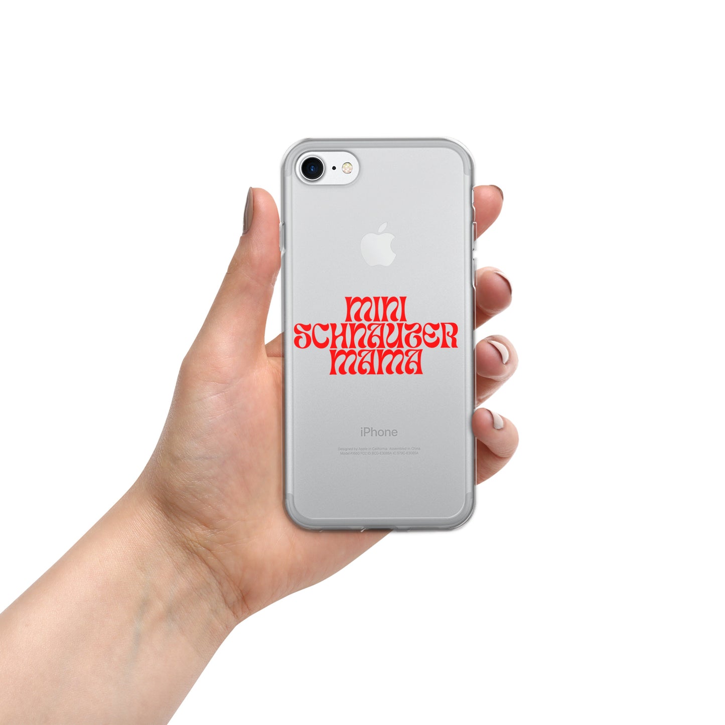 Mini Schnauzer Mama Clear Case for iPhone®