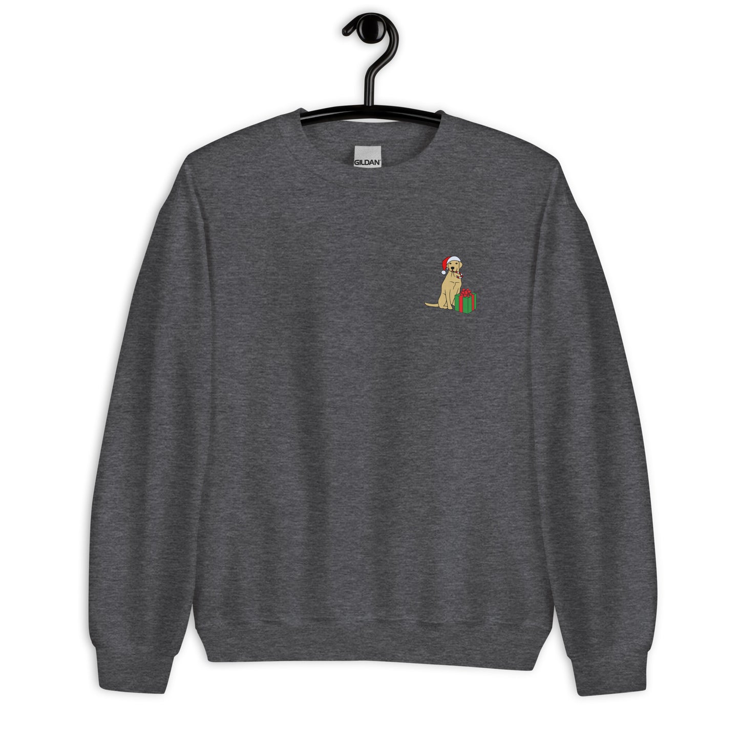 Yellow Lab Printed Christmas Unisex Sweatshirt