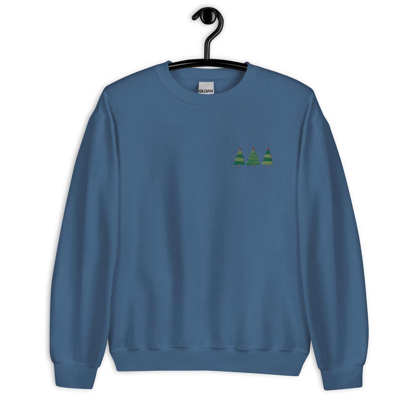 Christmas Tree Embroidered Unisex Sweatshirt