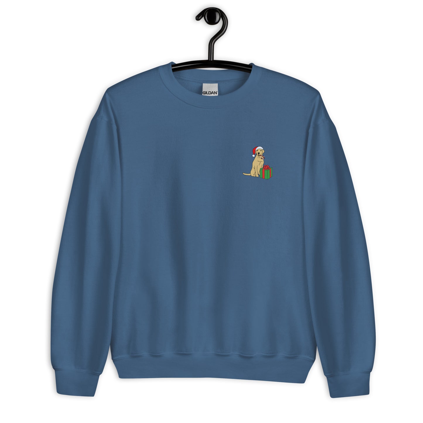 Yellow Lab Printed Christmas Unisex Sweatshirt