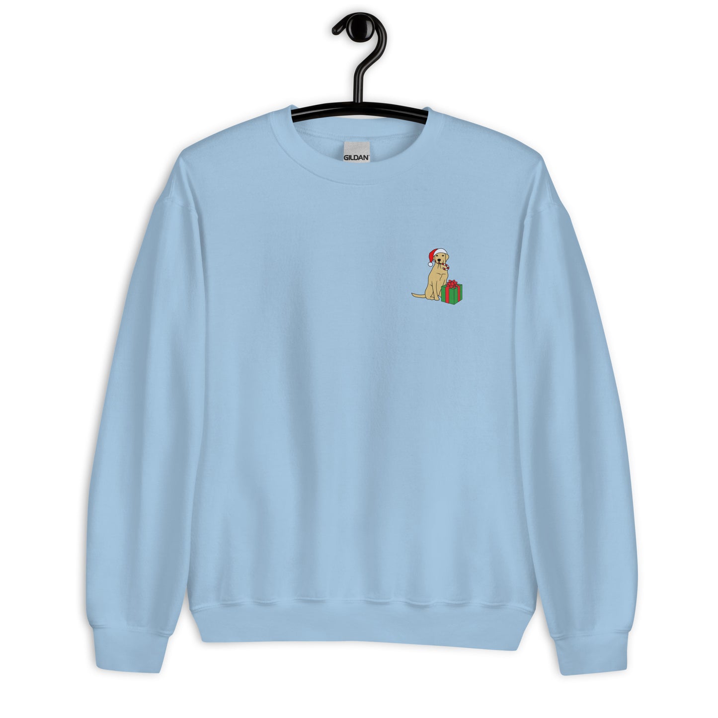 Yellow Lab Printed Christmas Unisex Sweatshirt