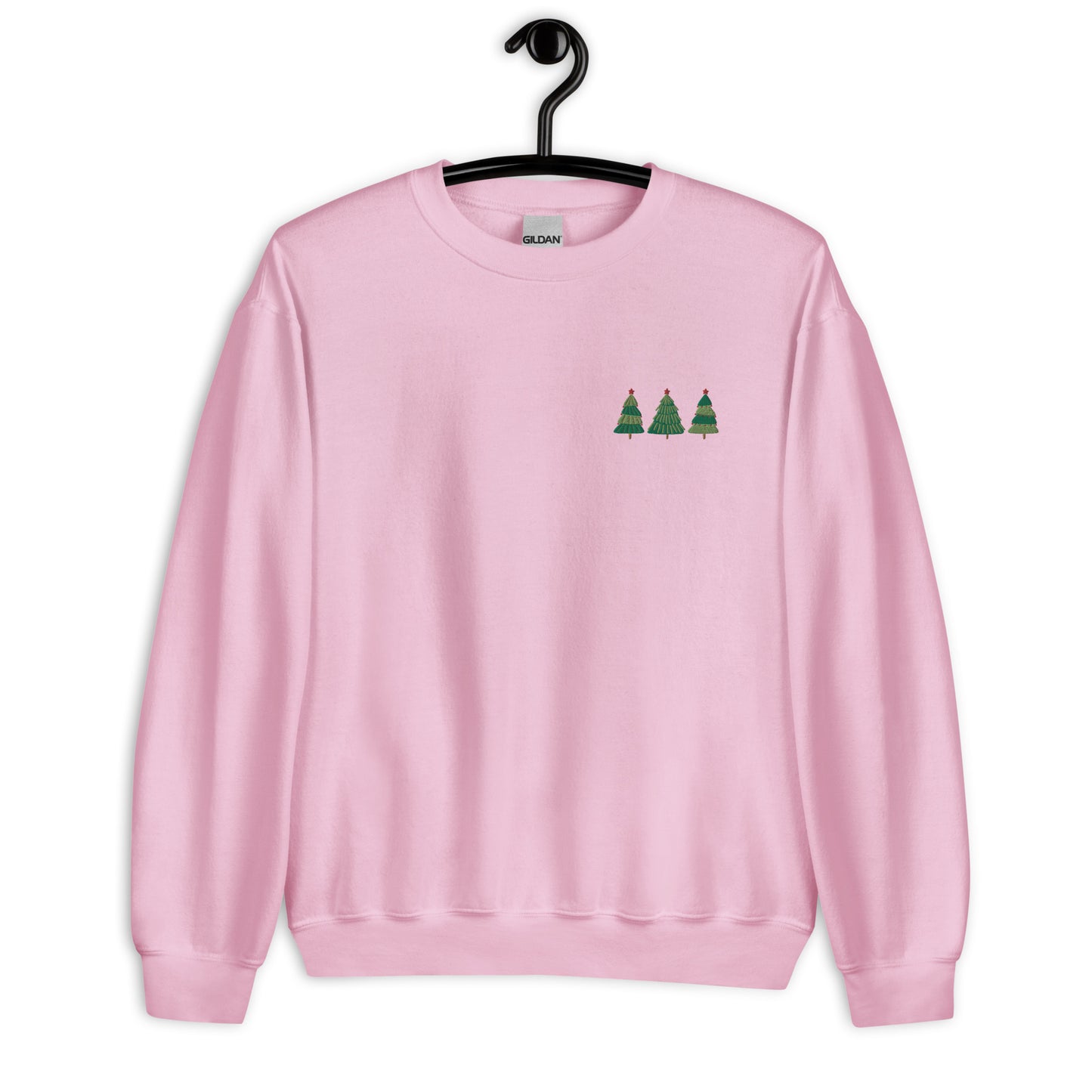 Christmas Tree Embroidered Unisex Sweatshirt