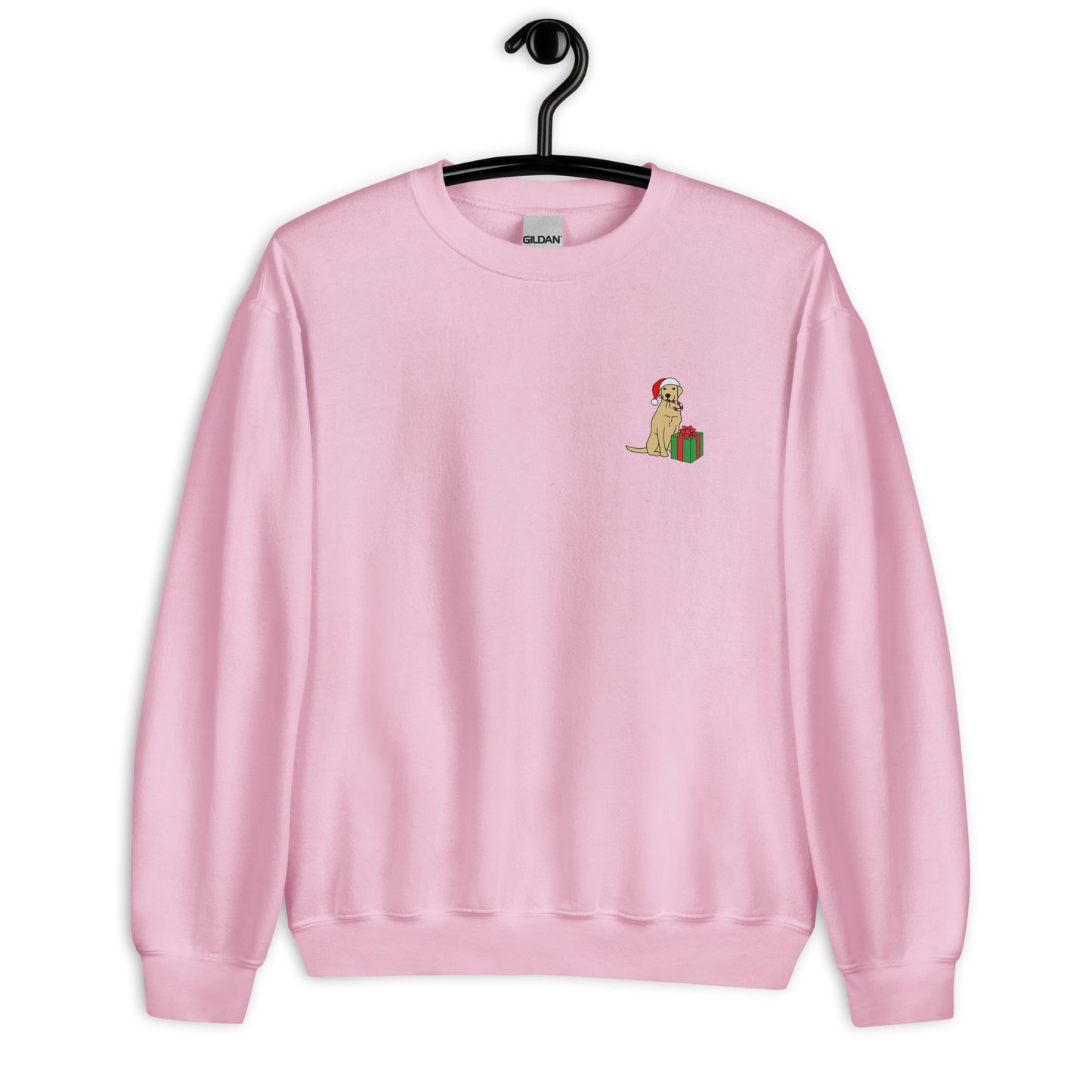 Yellow Lab Printed Christmas Unisex Sweatshirt