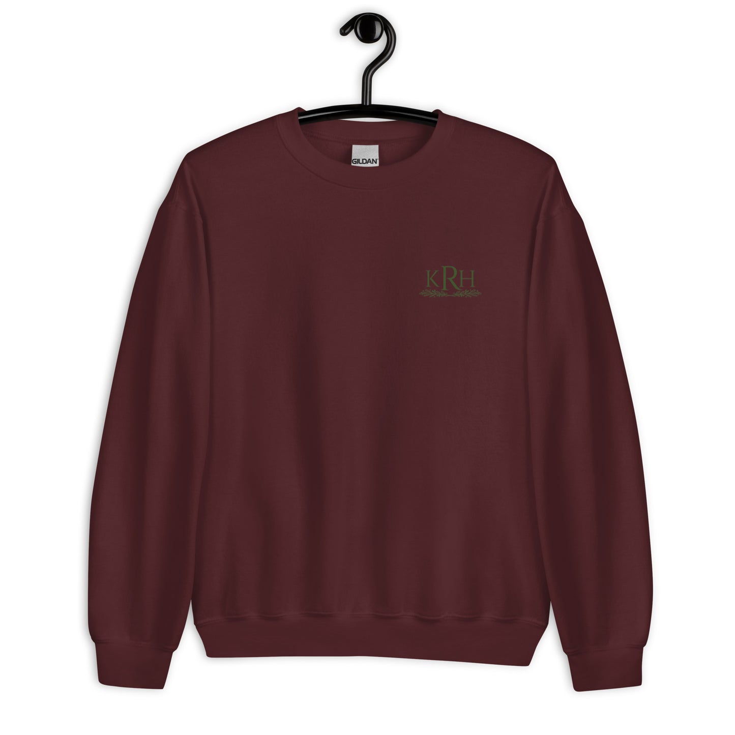 Leafy Monogram Printed Unisex Sweatshirt