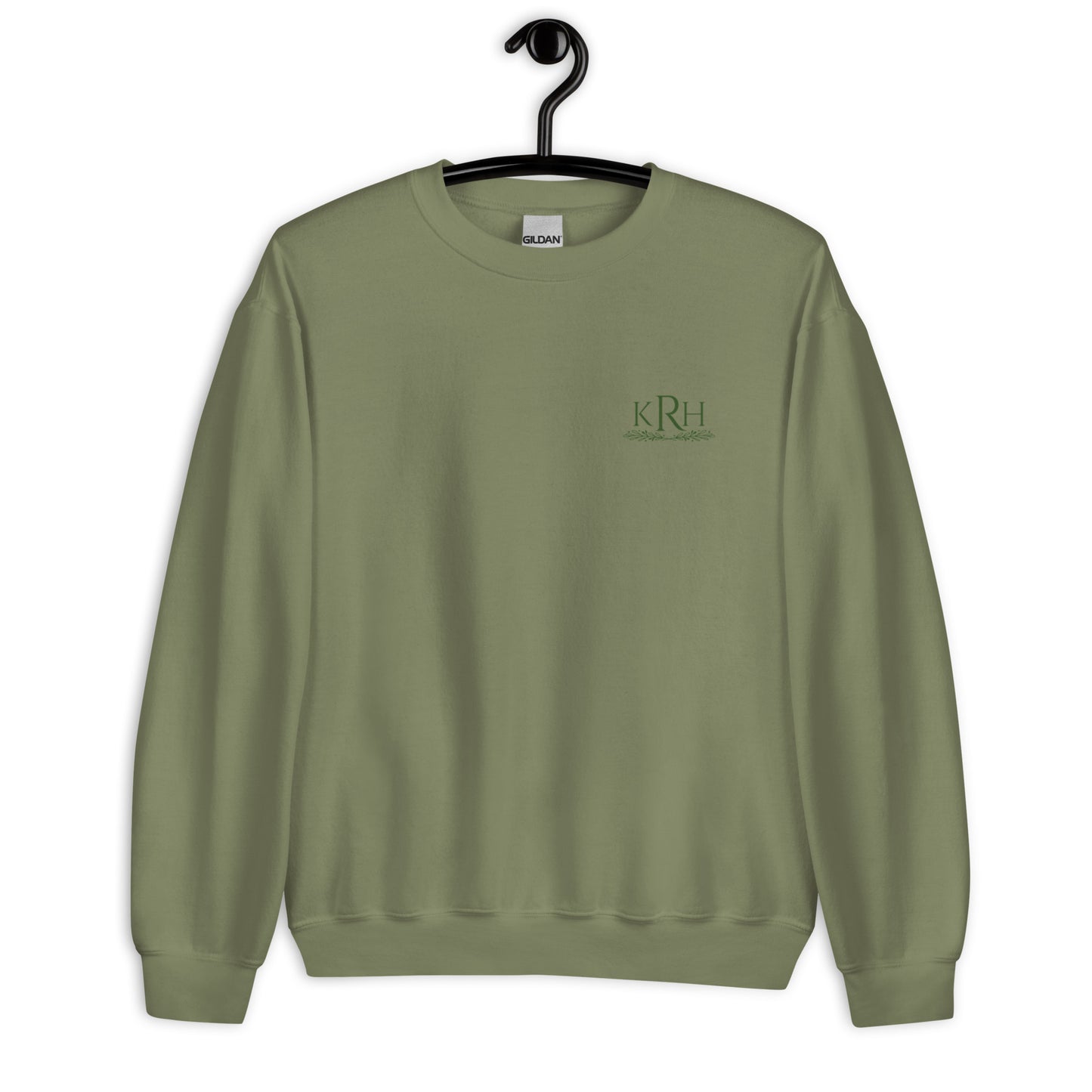 Leafy Monogram Printed Unisex Sweatshirt