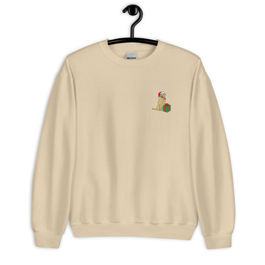 Yellow Lab Printed Christmas Unisex Sweatshirt