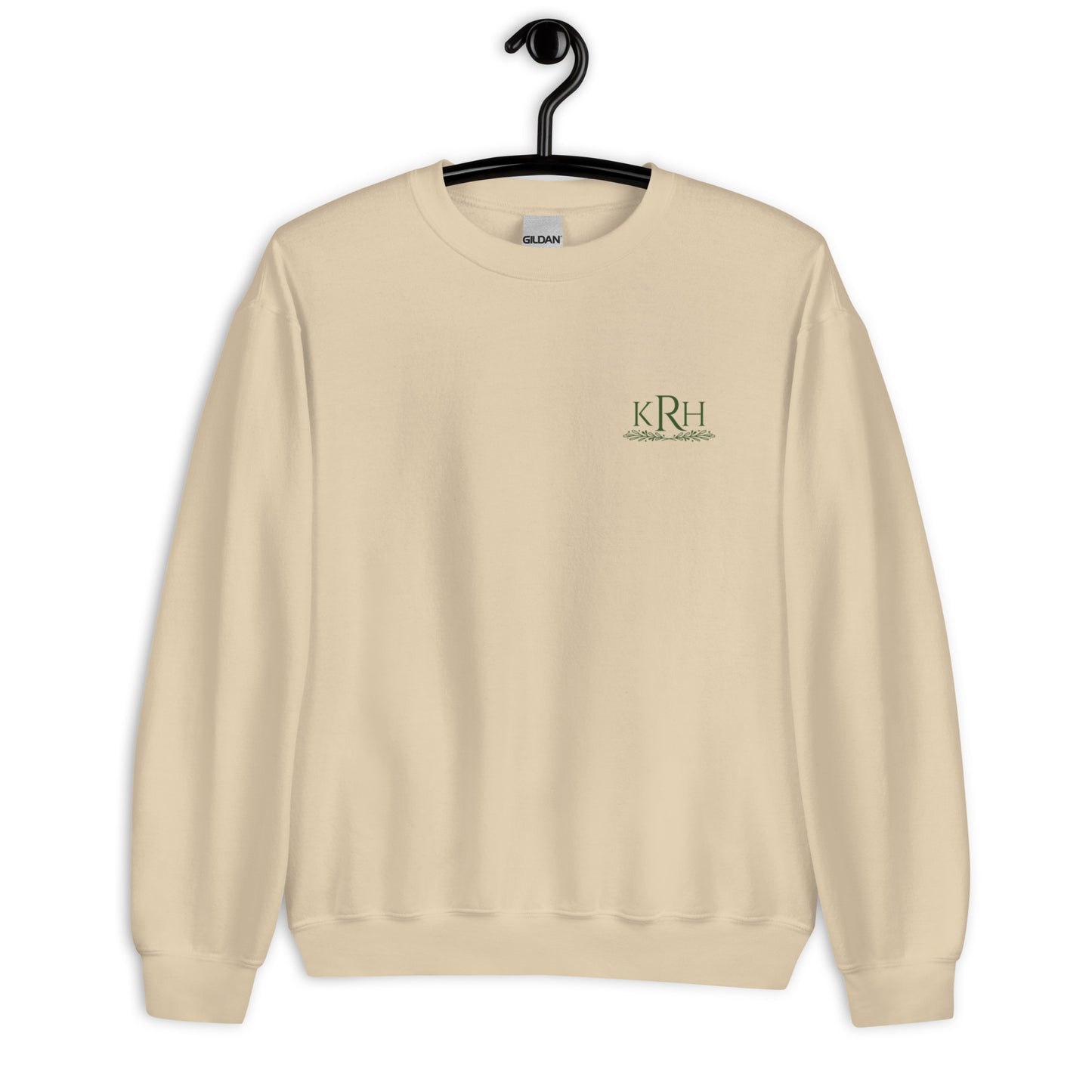 Leafy Monogram Printed Unisex Sweatshirt