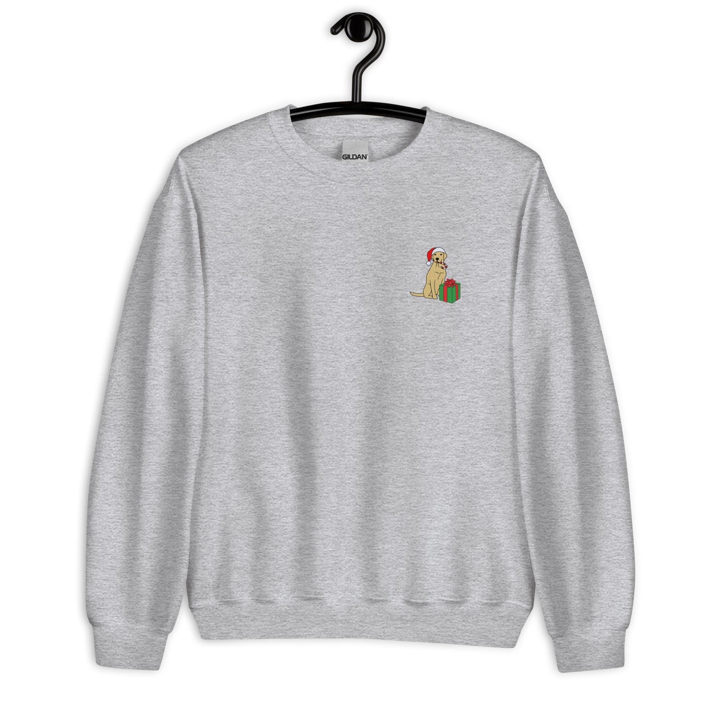 Yellow Lab Printed Christmas Unisex Sweatshirt