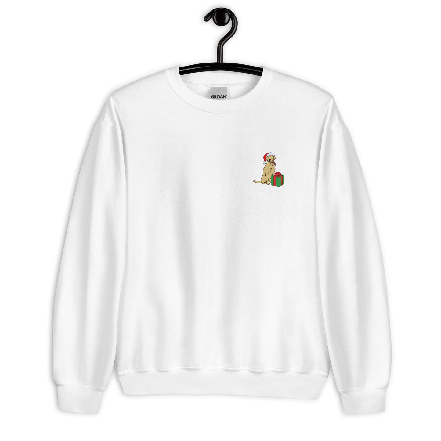 Yellow Lab Printed Christmas Unisex Sweatshirt