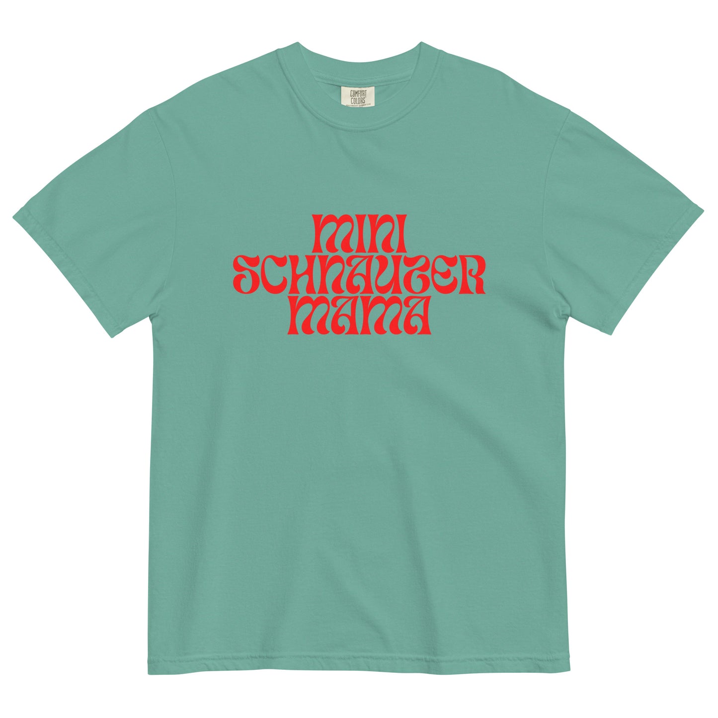 Mini Schnauzer Mama Comfort Colors Unisex garment-dyed heavyweight t-shirt